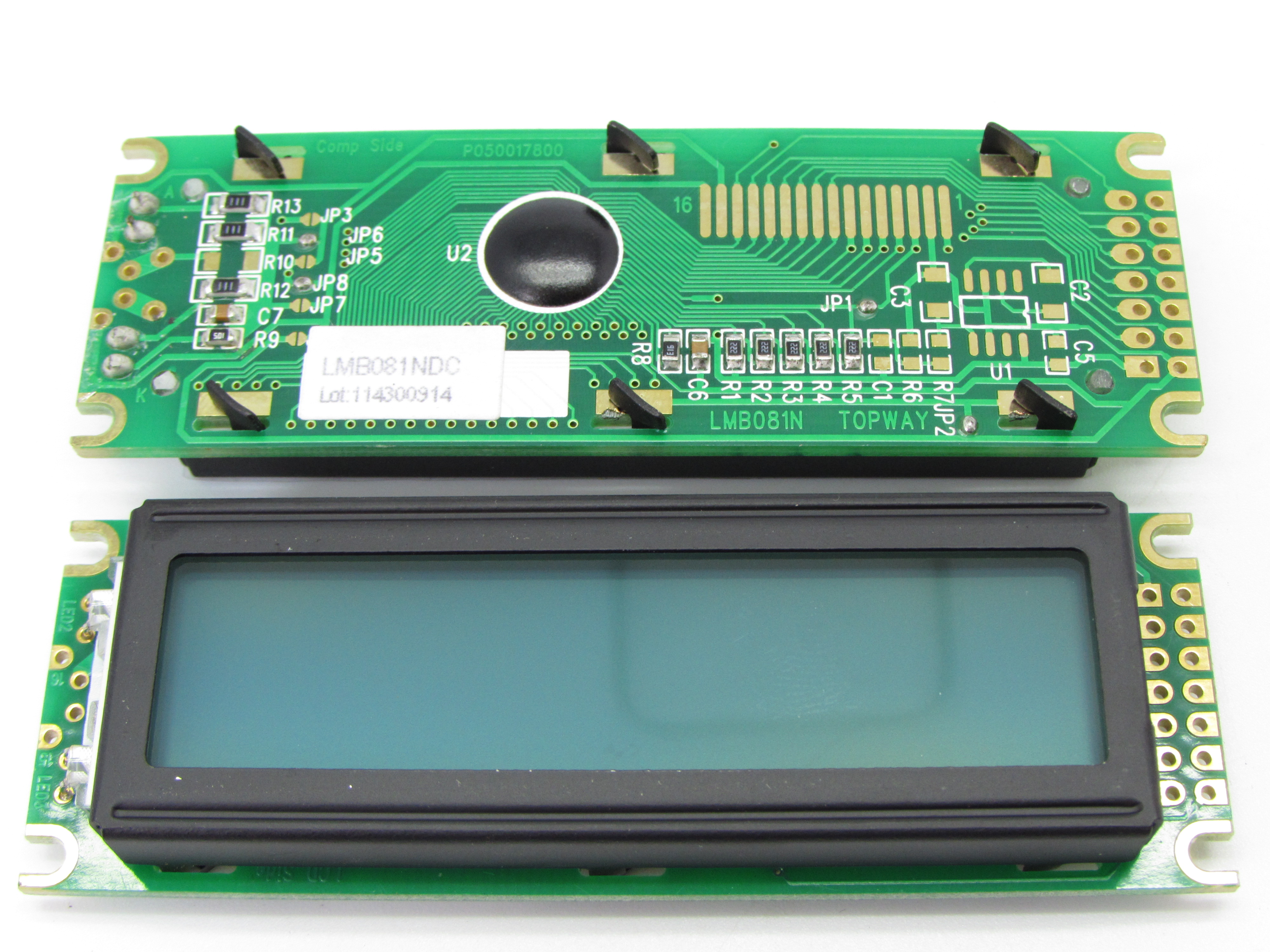 LCD CHARACTER TYPE 8X2 
YELLOW COLOUR (LMB0820ABC))(TOPWAY)