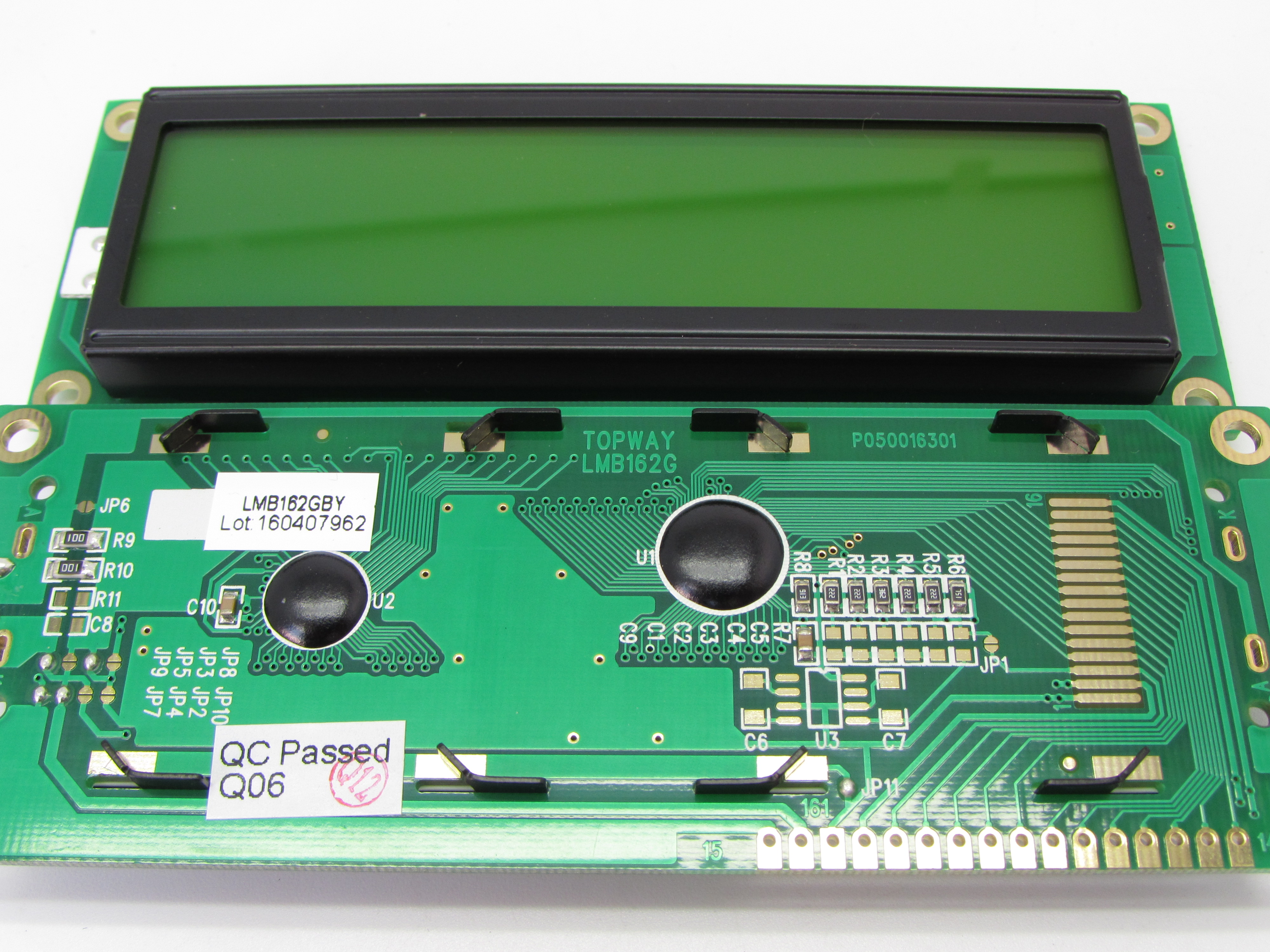 LCD CHARACTER TYPE 16X2 
YELLOW COLOUR (LMB162ABC)(TOPWAY)