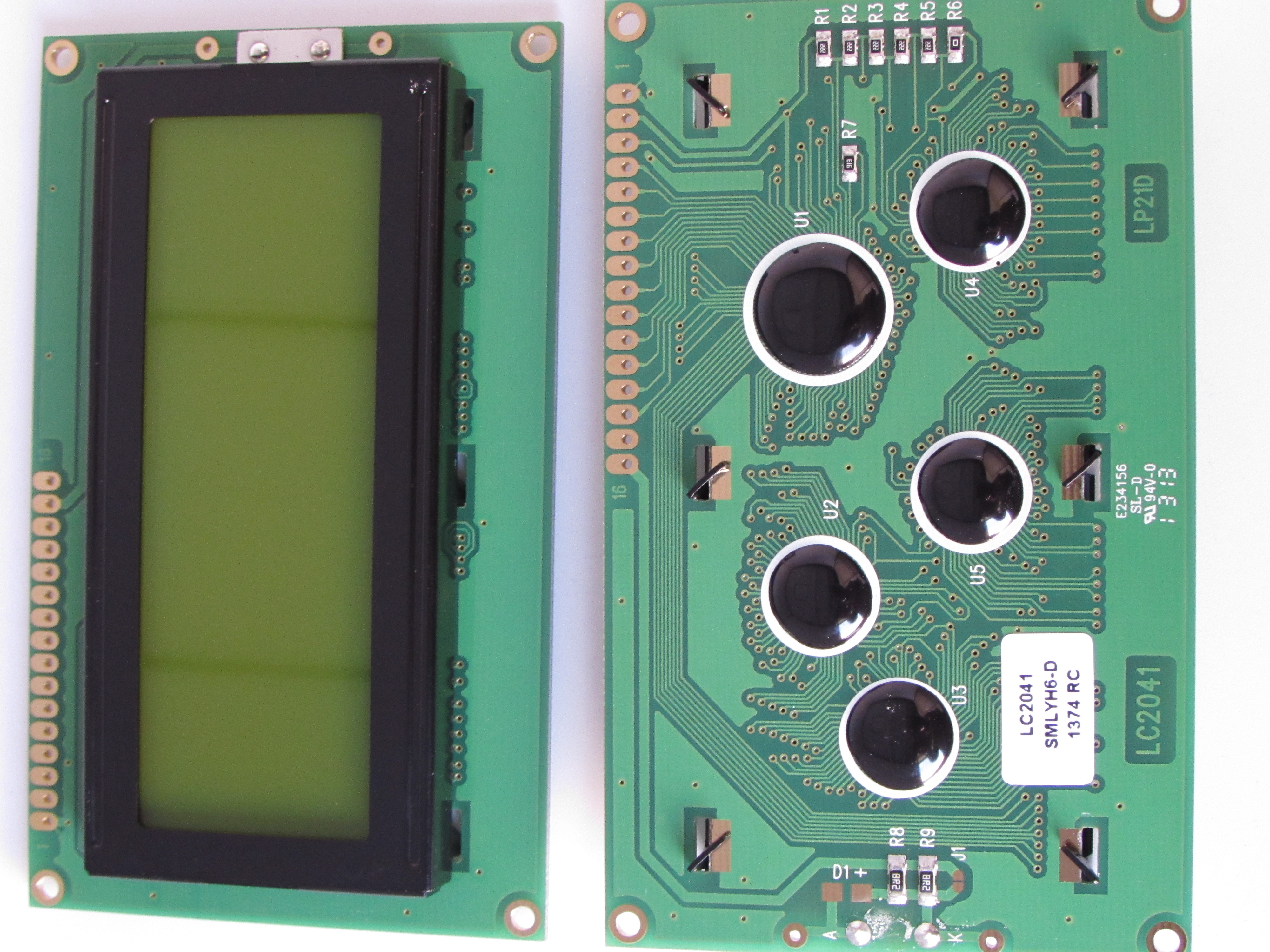 LCD CHARACTER TYPE 20X2 
YELLOW COLOUR (LMB202DBC)