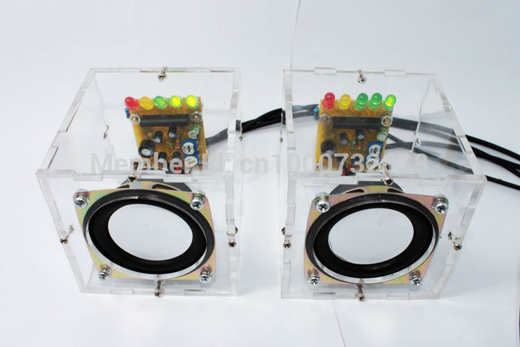 MINI SPEAKER DIY MAKING TRANSPARENT COMPUTER SPEAKER 
THE SPEAKER KIT PARTS