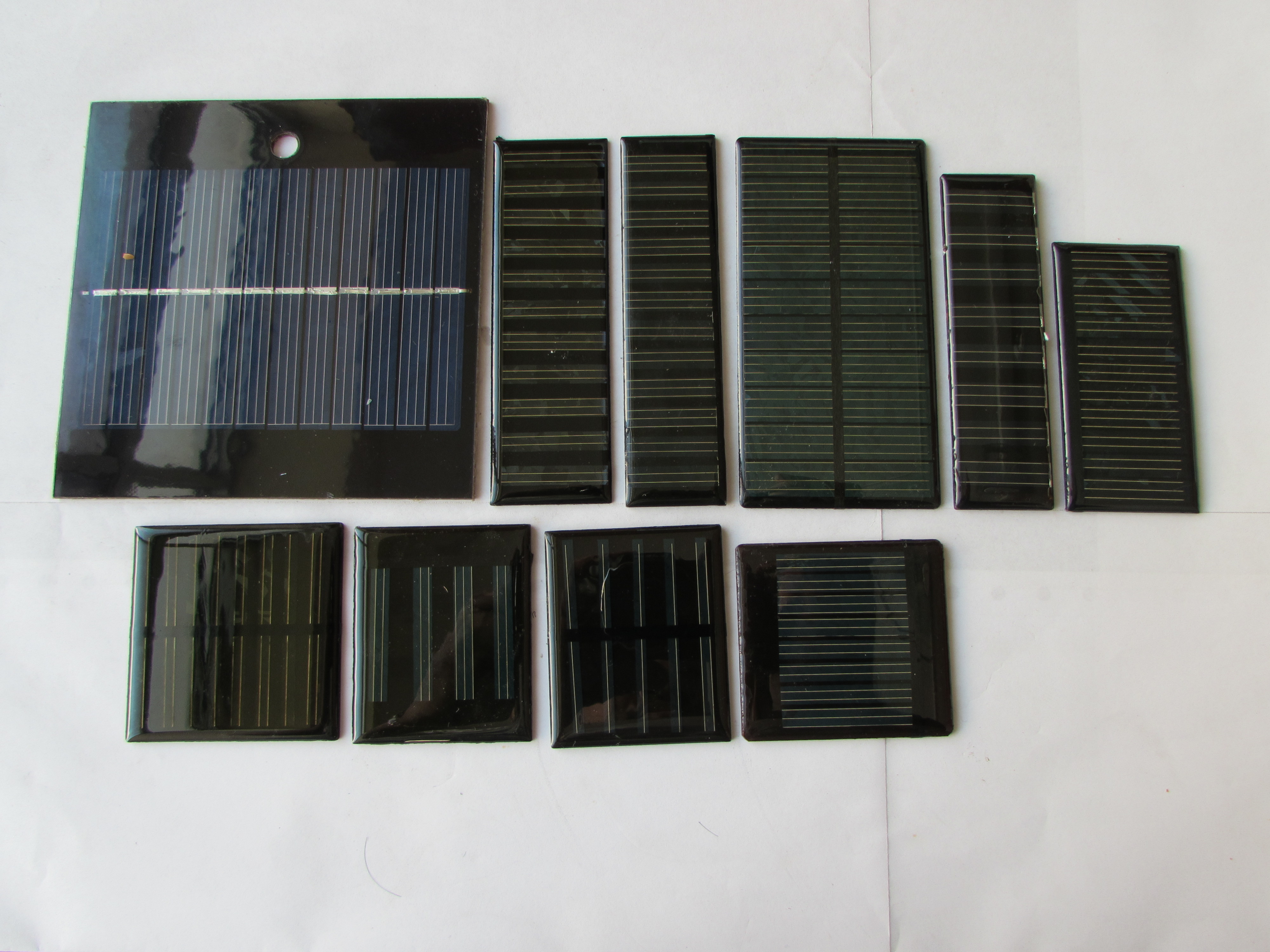 SOLAR PANEL SMALL 5.5V 320MA
SOLAR PANEL SMALL 9V 185MA
SOLAR PANEL SMALL 5.5V 220MA
SOLAR PANEL SMALL 6V 110MA
SOLAR PANEL SMALL 5.5V 90MA
SOLAR PANEL SMALL 5.5V 60MA
SOLAR PANEL SMALL 5V 170MA (110X56MM)
SOLAR PANEL SMALL 5.5V 70MA (38X79MM)
SOLAR PANEL SMALL 5V 140MA
SOLAR PANEL SMALL 5V 60MA
SOLAR PANEL SMALL 6V 240MA (120.5X120.5MM)
SOLAR PANEL SMALL 4V 70MA (55X55MM)
SOLAR PANEL SMALL 5.5V 50MA (108.4X33.8MM)
SOLAR PANEL SMALL 4V 60MA (60X6SOLAR PANEL SMALL 6V 50MA (110X28MM)0MM)