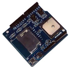 GPS SHIELD WITH SD CARD SLOT 
FOR ARDUINO BOARD