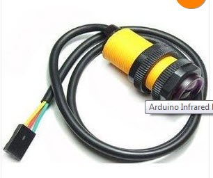 INFRARED OBSTACLE AVOIDANCE SENSOR
3-80CM ADJUSTABLE 18MM IN DIAMETER (5V POWER SUPPLY)(18-D80NK)(99)
