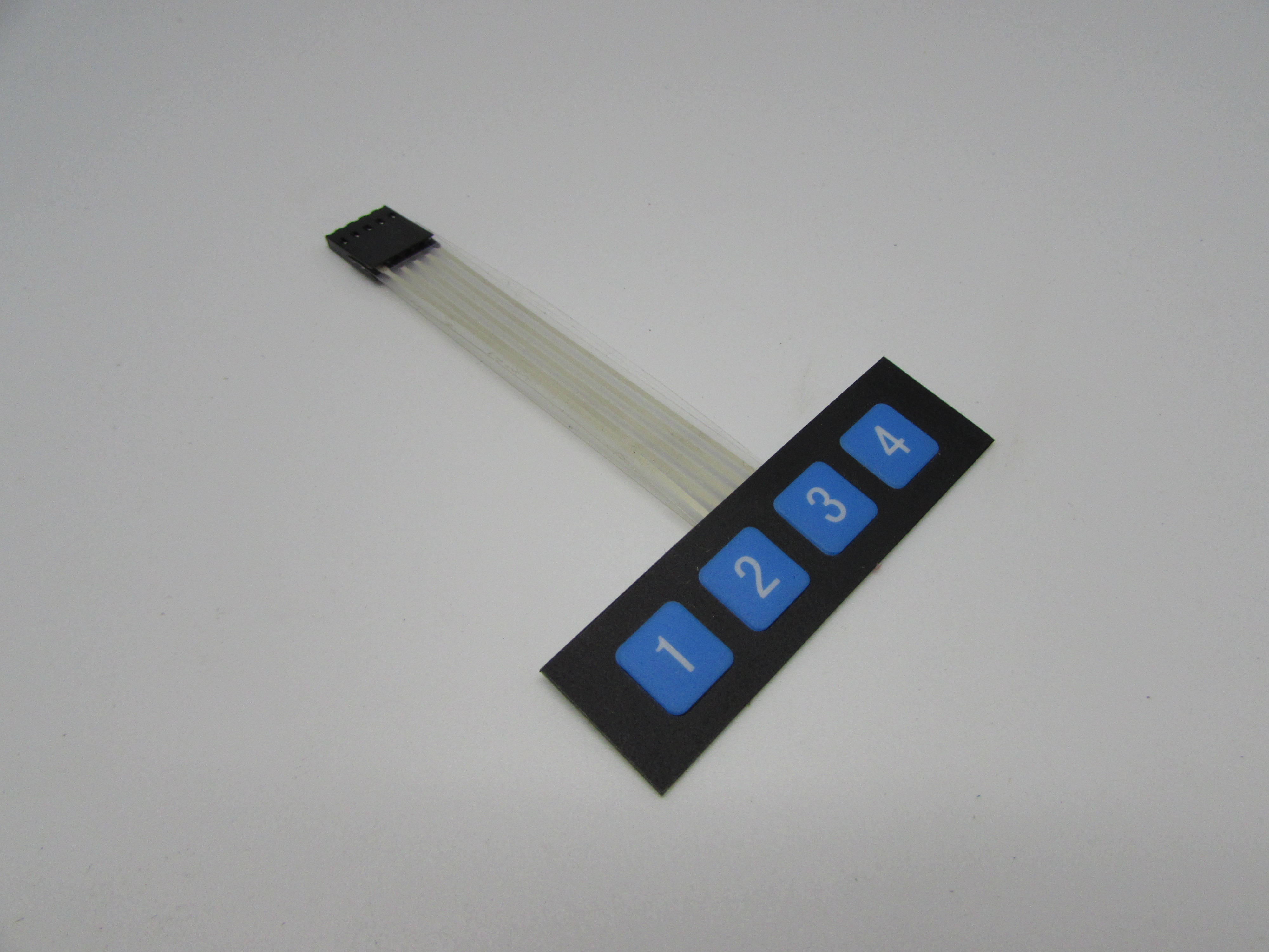 1X4 4KEY MATRIX KEYPAD KEYBOARD SOFT TOUCH (20X70MM)