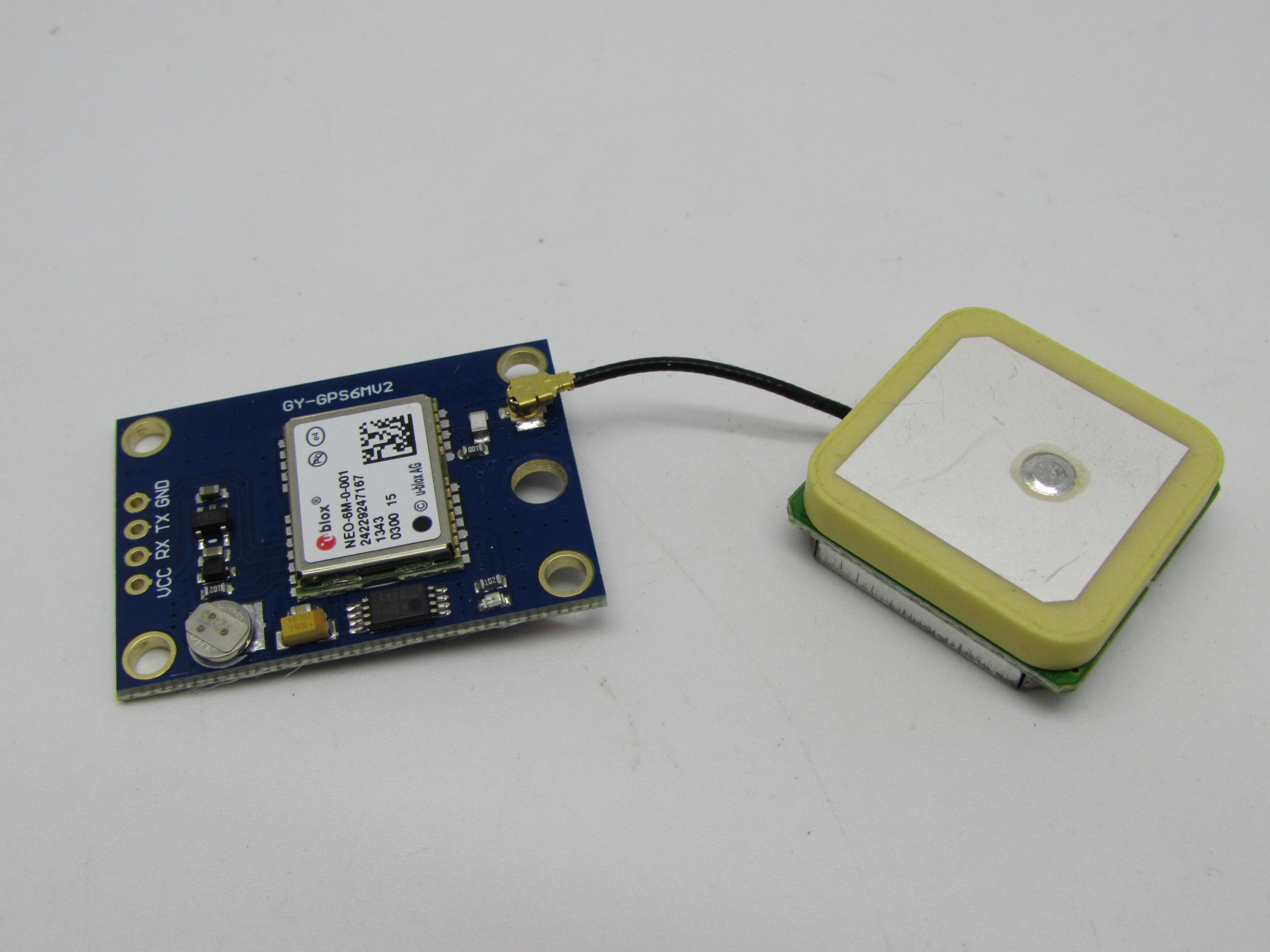 UBLOX NEO-06M GPS MODULE
FLIGHT CONTROL EEPROM MWC APM2.5 LARGE ANTENNA GPS MODULE 
(GY-NEO6MV2)(NEO-6M) FOR ARDUINO

UBLOX NEO-06M GPS MODULE
FLIGHT CONTROL EEPROM MWC APM2.5 LARGE ANTENNA GPS MODULE 
(GY-NEO6MV2)(NEO-6M)(B) FOR ARDUINO
