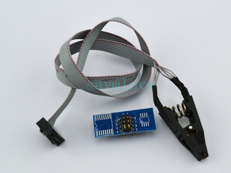 SOIC8 SOP8 TEST CLIP FOR EEPROM 93/25/24 IN CIRCUIT PROGARAMINIG