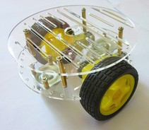 2WD SMART ROBOT CAR 2 LAYER CHASSIS KITS
WITH SPEED ENCODER ROBOT ASSEMBLE KITS DC3V,5V,6V ARDUINO