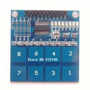 8WAY DIGITAL TOUCH SENSOR MODULE (CAPACITIVE TOUCH SWITCH)(TTP226)