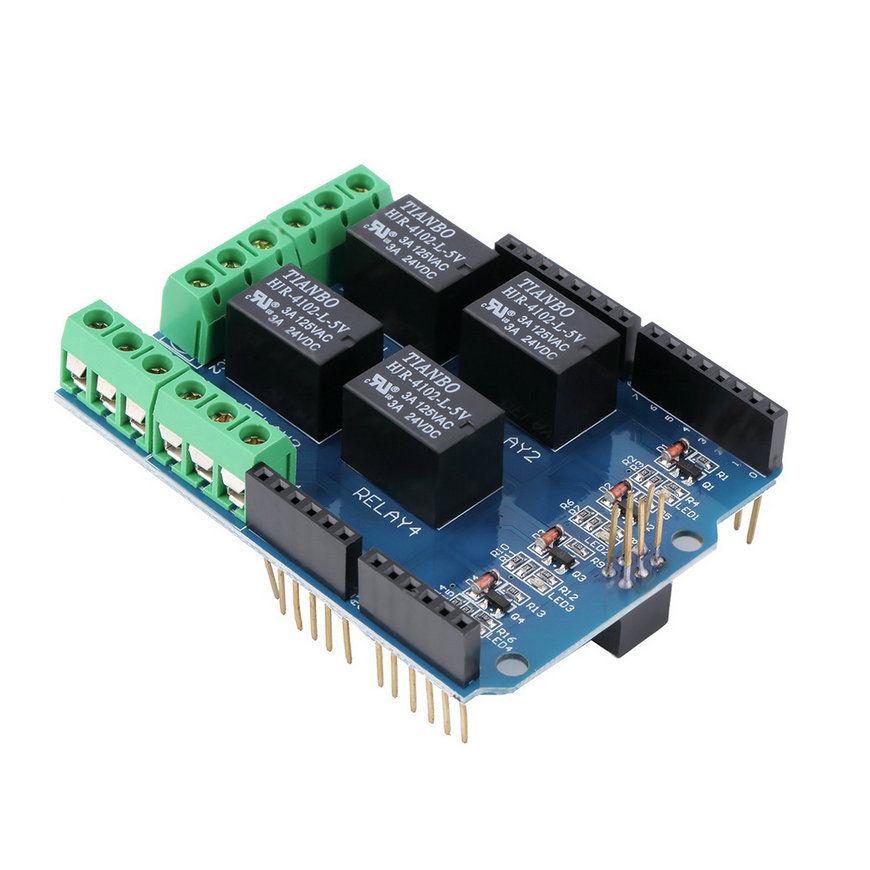 5V 4 CHANNEL RELAY MODULE SHIELD (ROBOTIC ELECTRONIC PARTS)