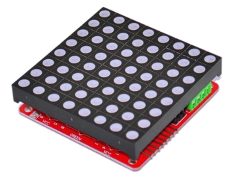 ARDIUNO RGB LED MATRIX DRIVER SHIELD
(PLAT FORM)
FULL COLOUR 8X8 LED RGB MATRIX SCREEN DRIVER BOARD