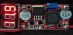 LM2596 3ADC DCSTEP DOWN ADJUSTABLE MODULE WITH RED LED VOLTMETER 
I/P: 4.5V-28V
O/P: 1.3V-25V