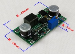 DC-DC BUCK MODULE AUTO/CAR TURN REGULATOR 12V 12V ADJUSTABLE POWER
SUPPLY LM2577
I/P: 5V-25V 3A
O/P: 0.5V-25V 30W 3A