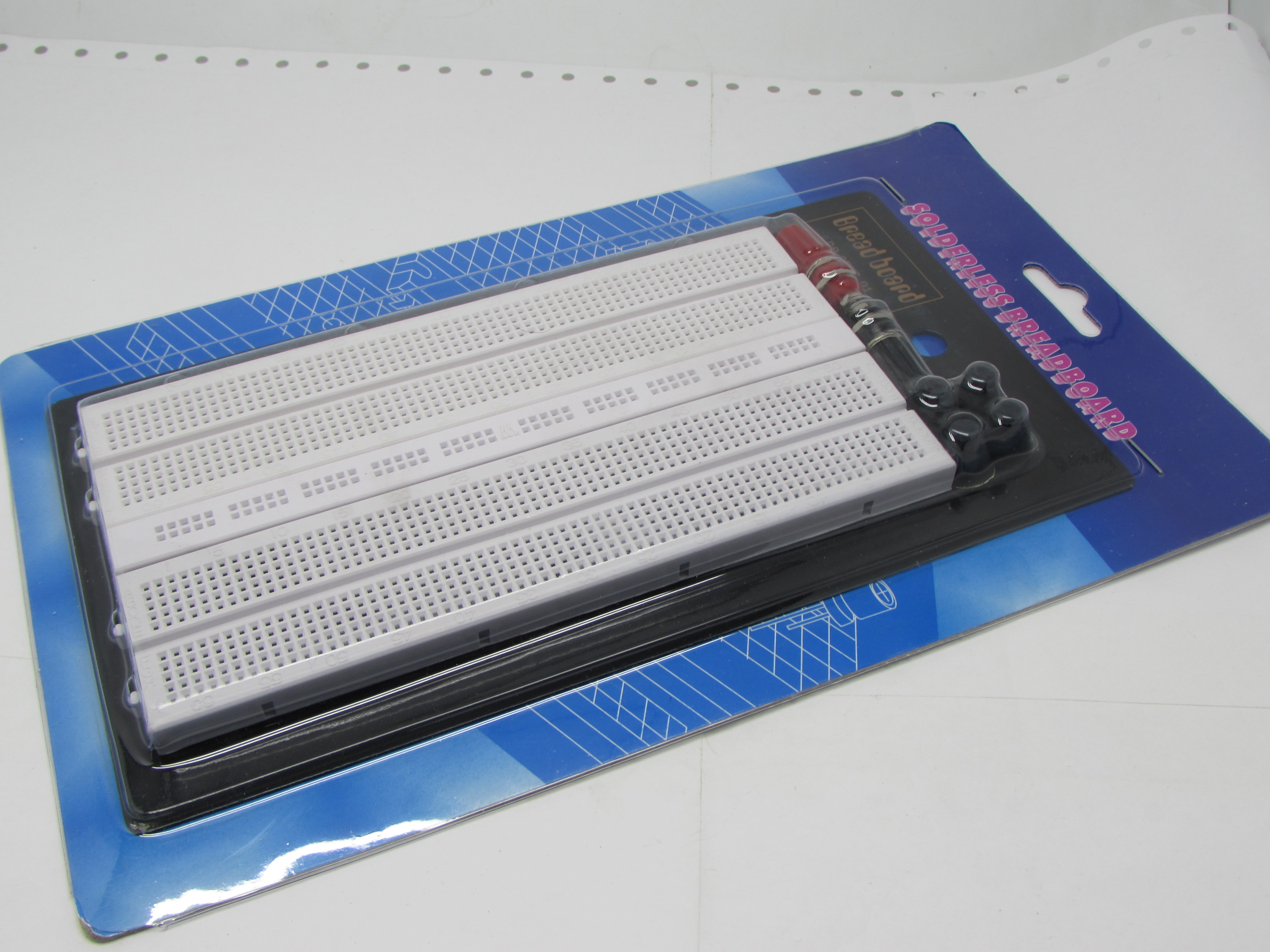 SOLDERLESS BREADBOARD
(PROJECT BOARD)(BB-2T1D-01)