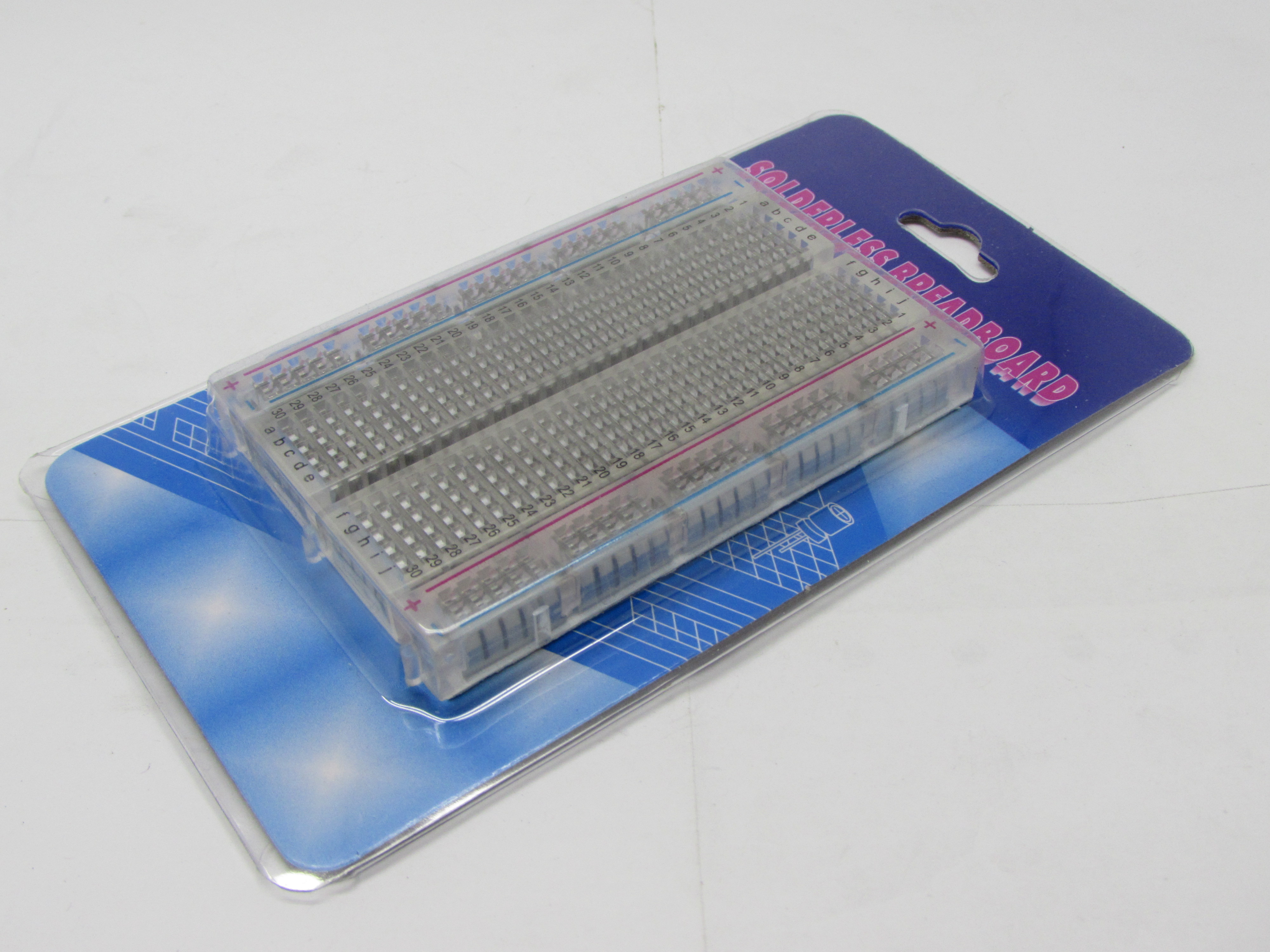 SOLDERLESS BREADBOARD TRANSPERANT
(PROJECT BOARD)(BB-801T)