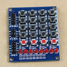 4X4 16KEY MATRIX KEYBOARD MODULE PUSH BUTTONS 8LED