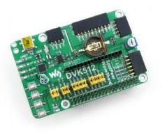 DVK512 RASPBERRY PI B+ EXPANSION EVALUATION BOARD WITH INTERFACES DESIGNED 
FOR RASPBERRY PI