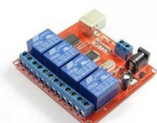 4CHANNEL 12V RELAY MODULE 
COMPUTER USB CONTROL SWITCH PCINTERLLIGENT CONTROLLER