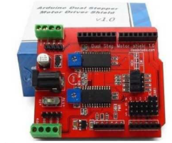 DUAL STEPPER MOTOR DRIVER SHIELD 
FOR ARDUINO