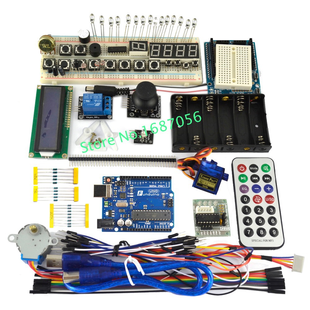 STARTER KIT FOR ARDUINO
ENTRY AND PROFICIENT UNO R3 KIT