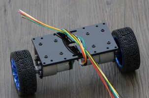 SELF-BALANCING 2WD CAR PLATFORM SMART MOTOR CAR CHASSIS BALANCE BASE W/37BG520 MOTOR