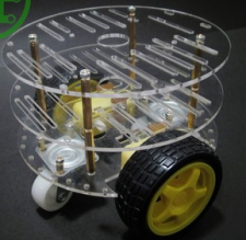 2WD SMART ROBOT CAR 3 LAYER CHASSIS KITS
WITH SPEED ENCODER ROBOT ASSEMBLE KITS
DC3V,5V,6V ARDUINO
