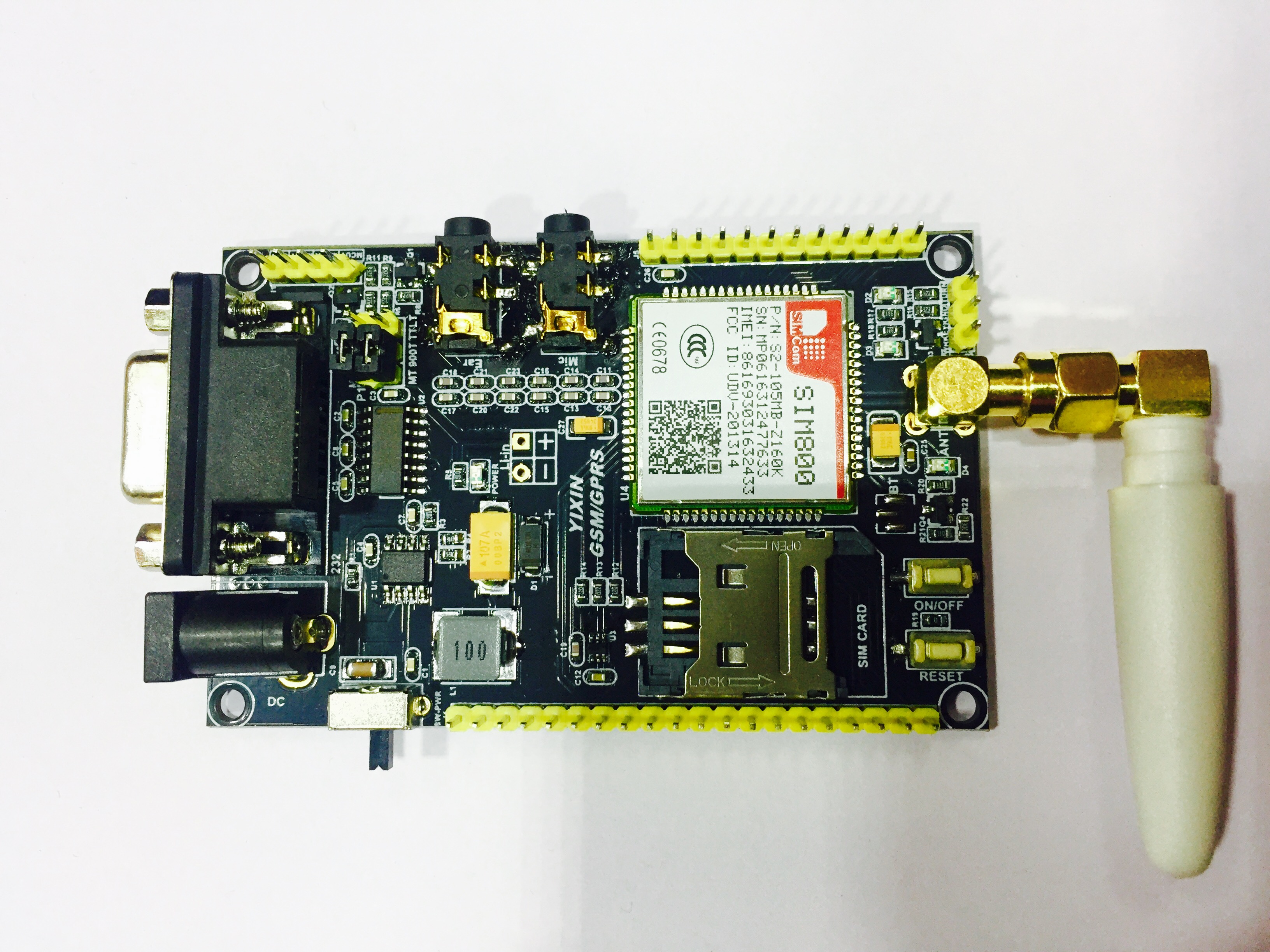 SIM800 MODULE GPRS SHIELD MODULE
(COMPATIBLE WITH ARDUINO FOR GSM CELL PHONE ACHIEVE SMS,MMS,GPRS)
SIM900=SIM800
L46=L3
