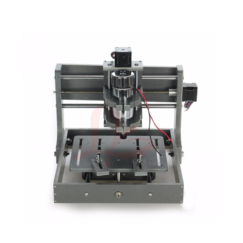 USB PCB CNC 3 AXIS MILLING MACHINE 300W 2020B CARVING PVC

Spindle motor: 300W
ER11: 3.175mm
Stepper motor: NEMA17 Stepper motor
Current of Driver:1.68A
Lead screw: M8 threaded stainless steel Lead screw triangle
Spindle, 300W high-speed (10,000 rpm)
 Parameter
MAX. X axis travel:200mm
MAX. Y axis travel:200 mm
MAX. Z aixs travel:70mm
Size:600*700*500  mm
Resolution ratio:0.0125 mm
Table structure:10mm PCB
MAX. moving speed:4000 mm/min
Control:3000 mm/min
Main shaft power:300w
Main shaft speed:6000-12000 rpm/min
Tool DIA. range:Φ0.3-3.175 mm,4mm,6mm
Voltage:AC 110V/220V (BOTH OK )
Drive model:Stepper
Instruction:G-code
System:Window 2000/XP