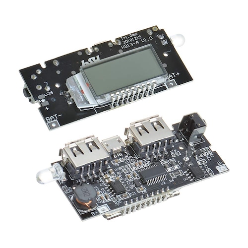 5V 2.1A 1APOWER BANK CHARGER MODULE
BOOST STEP UP BOARD FOR 18650
 BATTERY
