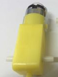 SMALL SMART CAR TIRE CHASSIS PLASTIC ROBOT CHASSIS WHEEL (40X4MM)