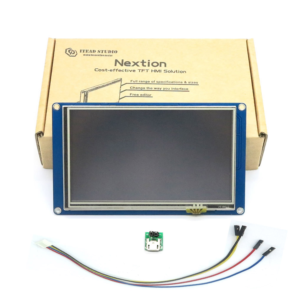 5” LCD TFT HMI INTELLIGENT TOUCH DISPLAY MODULE 
(NEXTION NX8048T050)
USE FOR ARDUINO/ RAPBERRY PI 2