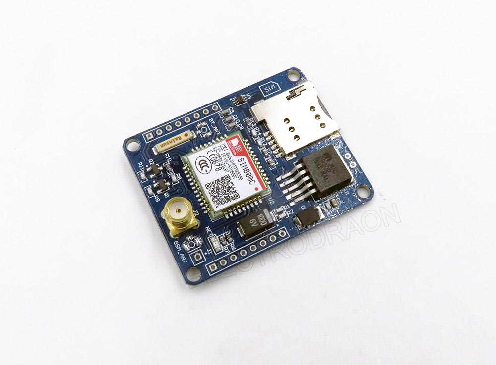 SIM800C GSM GPES BLUETOOTH MODULE WITH ANTENNA
DEV BREAKOUT BOARD