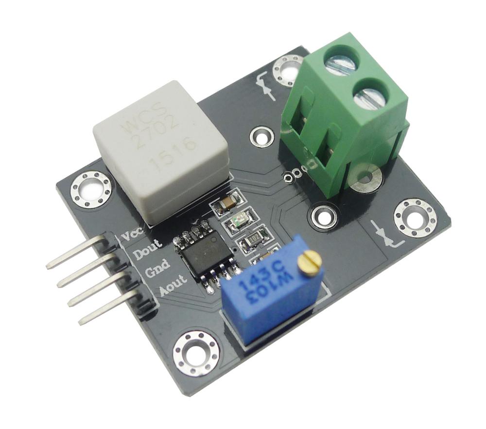 WCS2702 CURRENT DETECTION SENSOR MODULE
ADJUSTABLE 2A WITH SHORT CUIRT OVER CURRENT PROTECTION MODULE