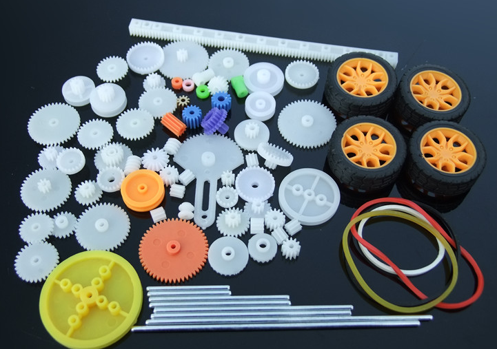74PCS PLASTIC GEAR MOTOR 
GEARBOX FOR MODEL TOYS CAR DIY ACCESSORIES