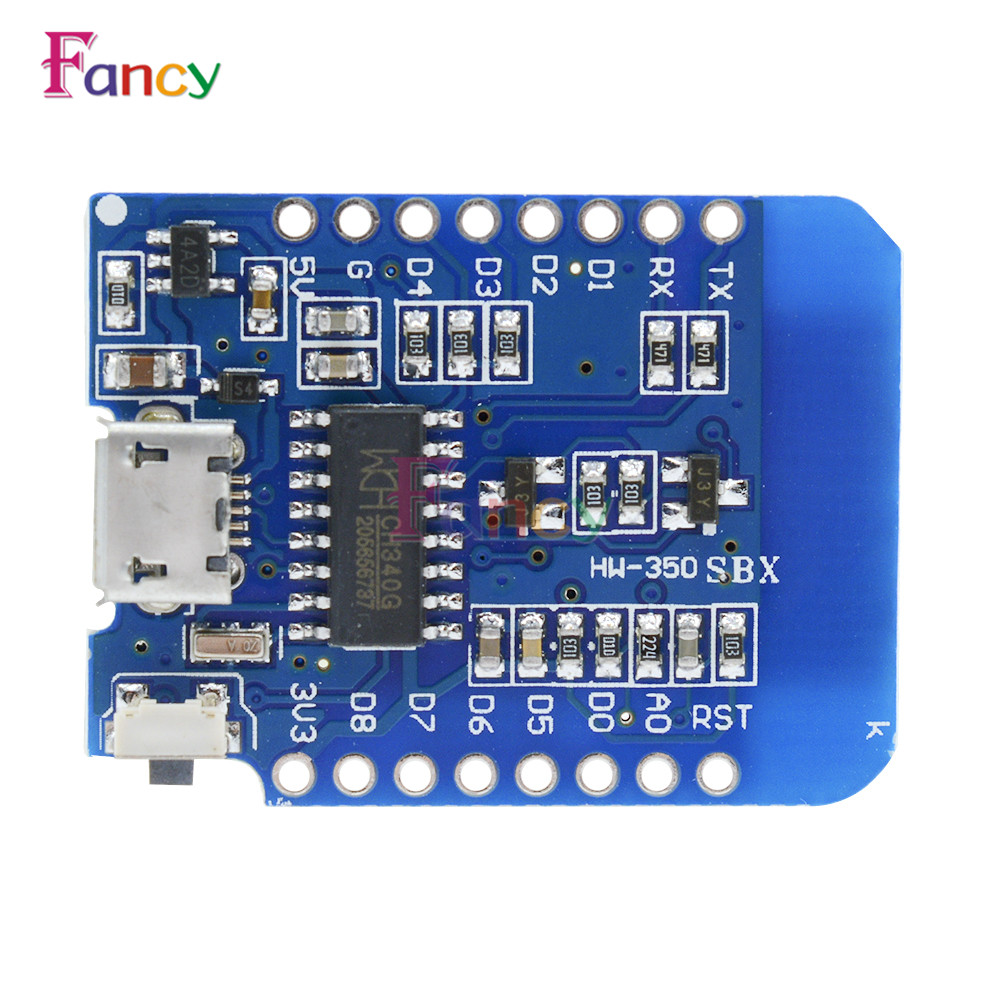 ESP12 ESP8266 USB WEMOS D1 MINI WIFI MODULE
ESP12F CH340G
MINI NODEMCU