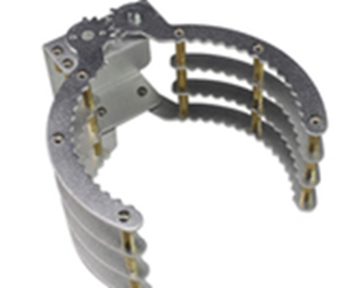 SYMMETRIC GRASPING LARGE CLAMP MECHANICAL ROBOT CLOW MANIPULATOR GRIPPER METAL ALUMINUM HAND GRIP PAW