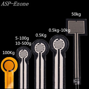 RFP-602 THIN FILM PRESSURE SENSOR 
FORCE SENSOR FOR ARDUINO
5-100G
10-500G
500G-10KG
0-10KG D15MM
10KG
50KG