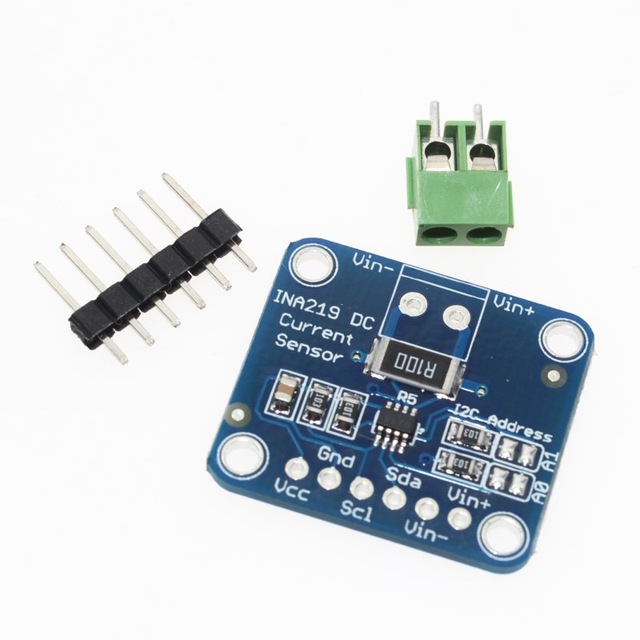 INA219 I2C INTERFACE HIGH SIDE DC CURRENT SENSOR 
BREAKOUT POWER MONITORING SENSOR MODULE