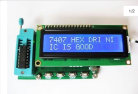 IC TESTER 74 40 45 SERIES IC GATE TESTER DIGITAL DETECTION IC SERIES METER