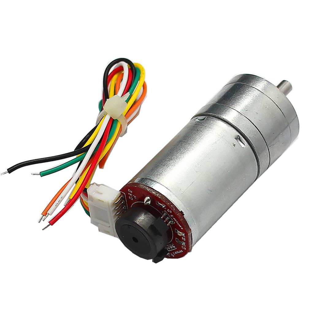 12V 280RPM25GA370 GEAR MOTOR WITH ENCODER ELECTRIC SPEED REDUCE MOTOR