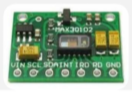 MAX30102 PULSE OXIMETER/HEART RATE SENSOR MODULE GREEN PCB
I2C INTERFACE