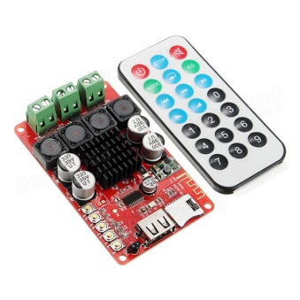 TPA3116 50W+50W BLUETOOTH RECEIVER DIGITAL AUDIO AMPLIFIER BOARD TF CARD U DISK PLAYER FM RADIO WITH REMOTE CONTROL