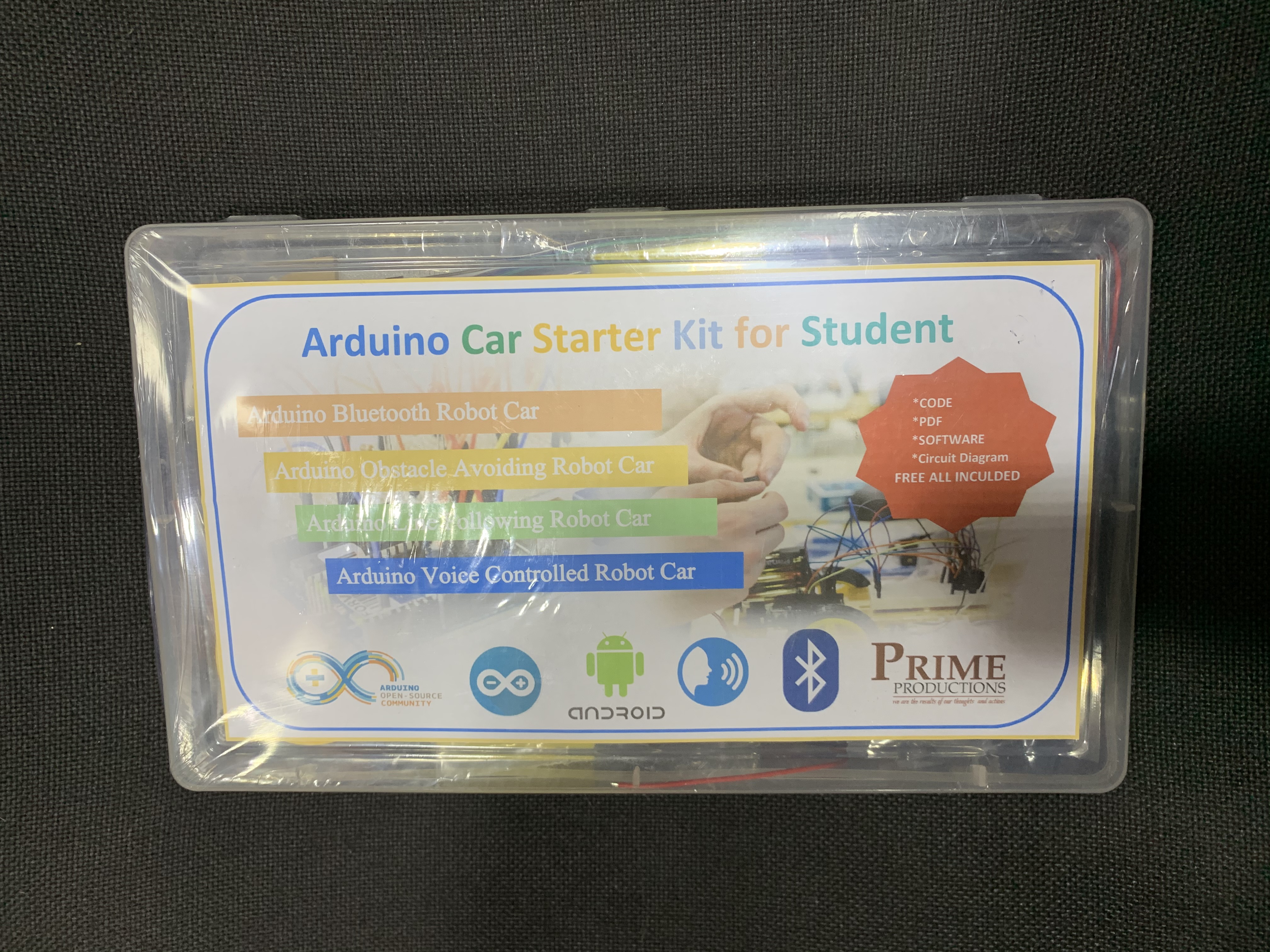 ARDUINO CAR STARTER KIT
2 WHEEL
