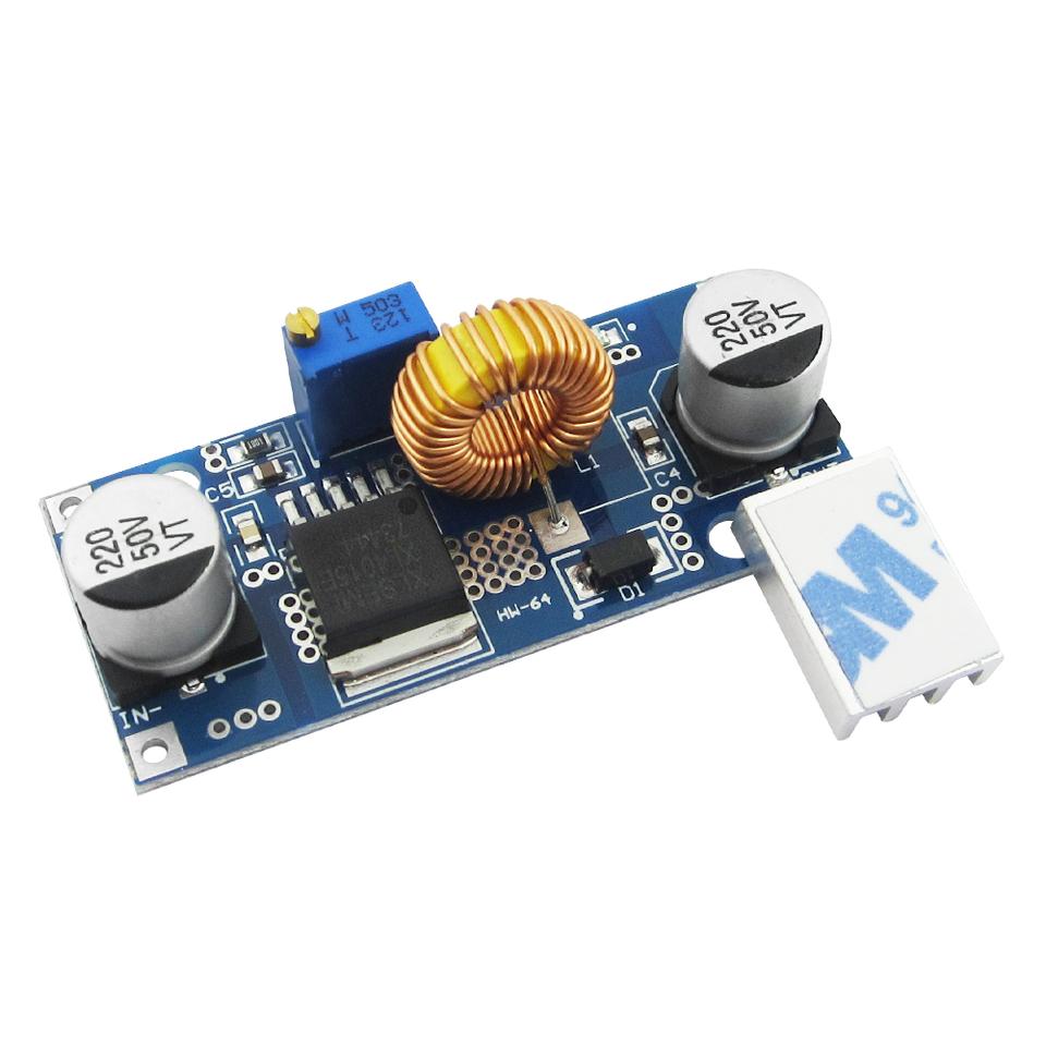 DC-DC ADJUSTABLE STEP DOWN 5A MODULE
XL4015/LM2596
I/P: 4V-38V
O/P: 1.25V-36V 5A