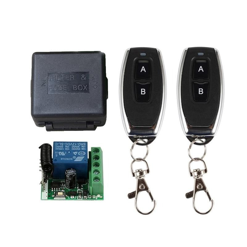 1CHANNEL WIRELESS RF REMOTE MODULE 433MHZ+ 2REMOTE (LEANING CODE)