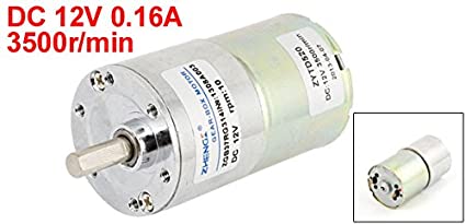 GEAR MOTOR 12V 1000RPM (ZGB37RG)