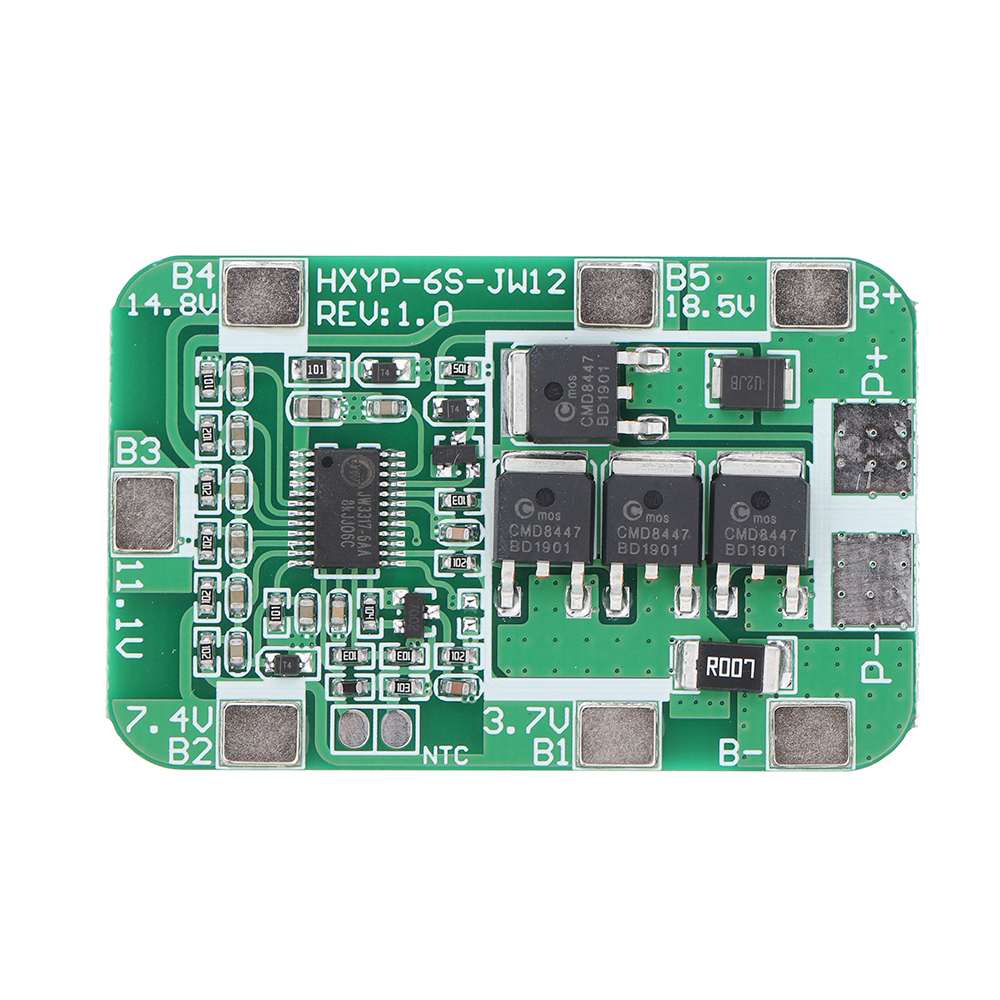 6S 14A 22.2V LI-ION LITHIUM  18650 BATTERY CHARGER PROTECTION BOARD BMS
