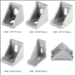 20X20 L TYPE RIGHT ANGLE
ALUMINUM ALLOY CORNER BRACE ANGLE BRACKET SUPPORT
40X40 L TYPE RIGHT ANGLE
ALUMINUM ALLOY CORNER BRACE ANGLE BRACKET SUPPORT
FOR T SLOT ALUMINUM PROFILE ACCESSORIES PART