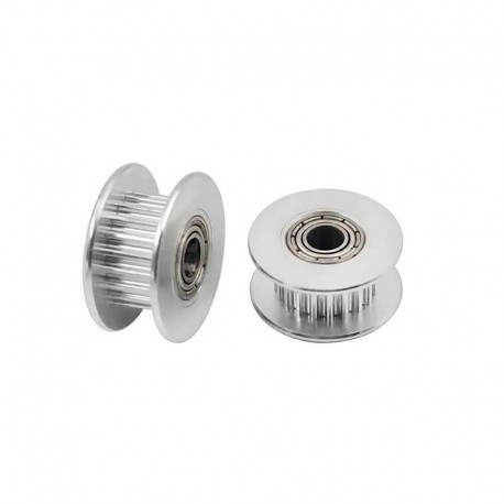 GT2 20T (NO TEETH) IDLER TIMING PULLEY 
W6 B5

GT2 20T (WITH TEETH) IDLER TIMING PULLEY 
W6 B5