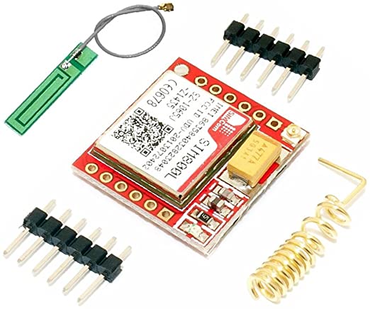 ORIGINAL MINI SIM800L QUAD-BAND GSM GPRS MODULE
WITH ANTENNA V2.2 5V FOR ARDUINO