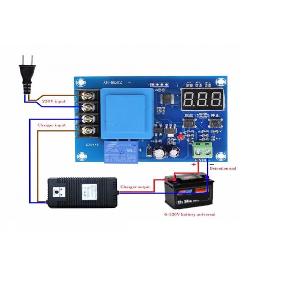 12V-24V DIGITAL BATTERY CONTROL BOARD 230V
(HW-631/XH-M602/HCW-M633)
CHARGER POER SUPPLY MODULE